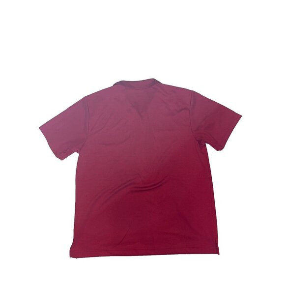 PGA Tour Men's Large Golf Polo Shirt Red Airflux Short Sleeve Golfer Stretch - Picture 2 of 3